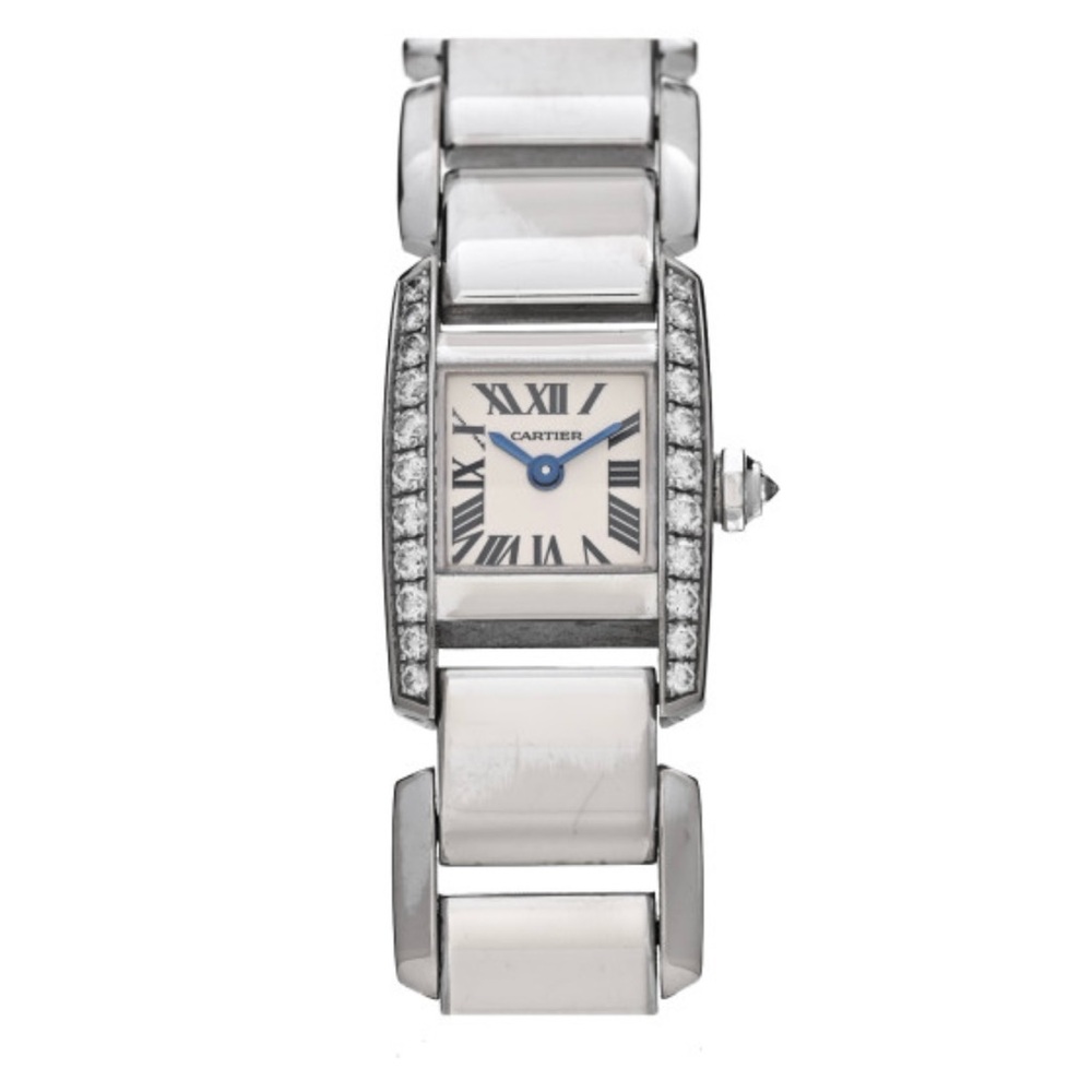 Authentic Cartier limited edition Tankissme white gold diamond. - Picture 5 of 5